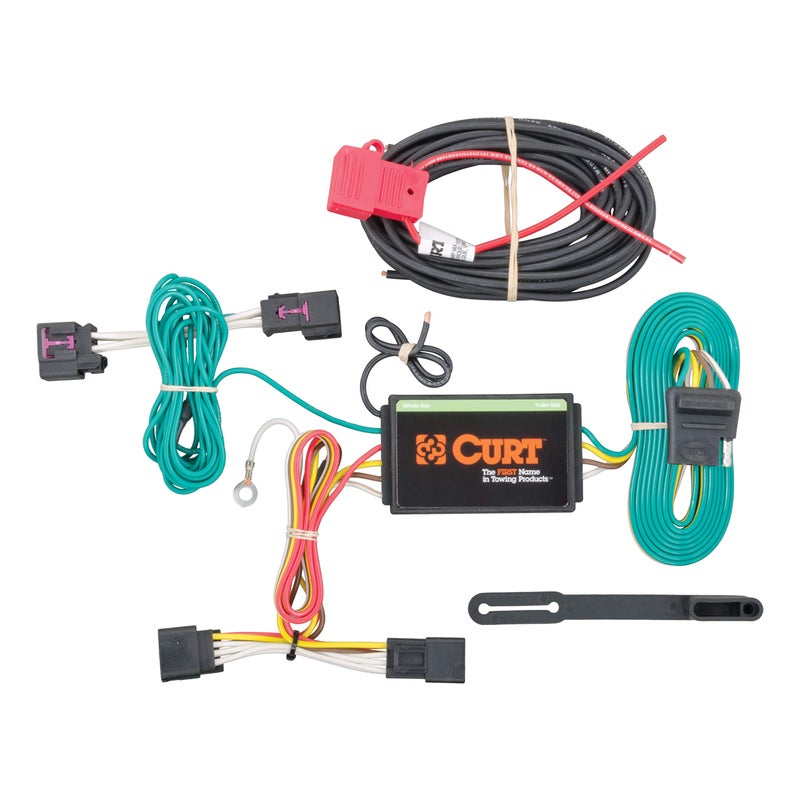 CURT 56214 Vehicle-Side Custom 4-Pin Trailer Wiring Harness - Image 1
